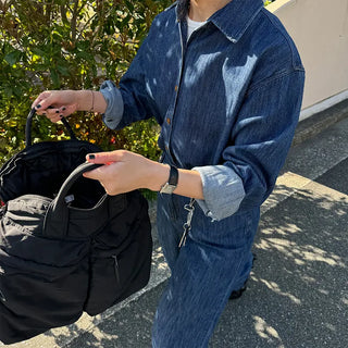 Basic denim color shirt