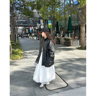 Balloon long skirt