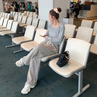 Striped Banding Pants