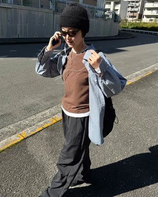 Cotton check shirt