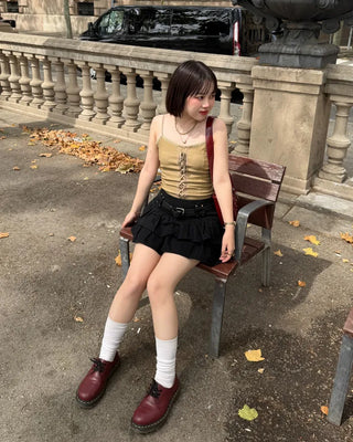 Eyelet Ribbon Camisole