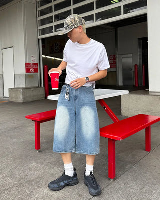 [BEST 50] Denim Bermuda Shorts