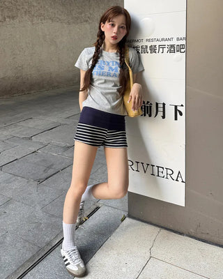 Striped shorts