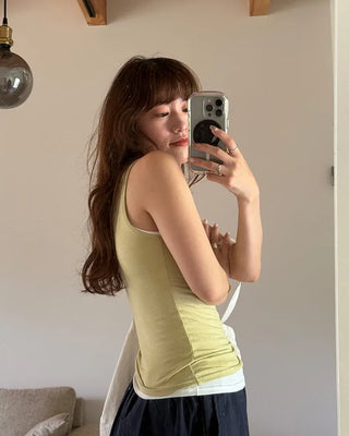Basic Round Sleeveless