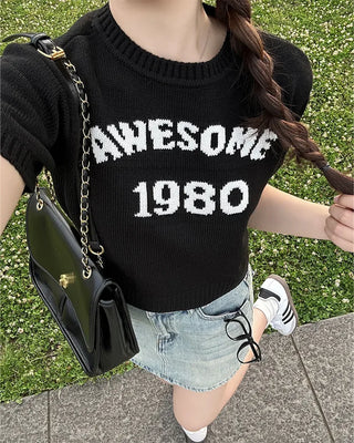 1980 Half-Sleeve Knit