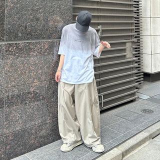 Pointed balloon fit slacks