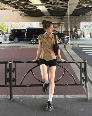 Trench blouse