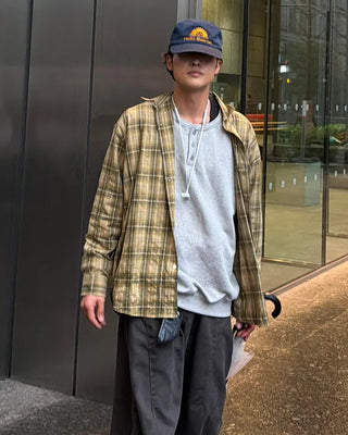 Glen check shirt