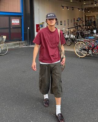 Cargo zip shorts