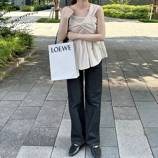Asymmetrical Twist Bustier Blouse