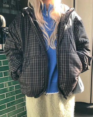 Drawstring Check Jumper