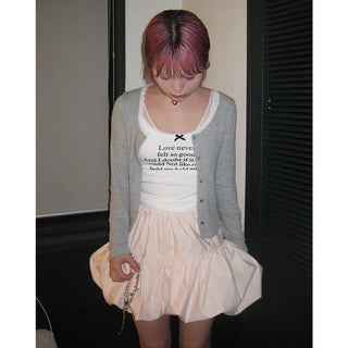 Nylon pumpkin skirt