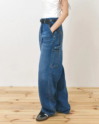 [3rd Re-release] (ORIGINAL) Authentic Carpenter Denim Pants (medium blue)