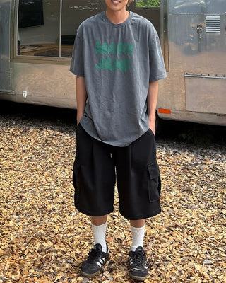 MARYJANE Washed Half-Sleeve T-Shirt