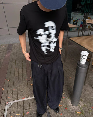 Face graphic T-shirt