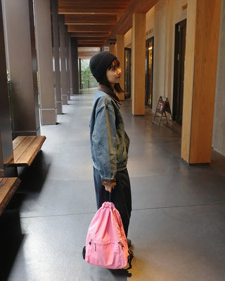 Corduroy Collar Neck Denim Jacket