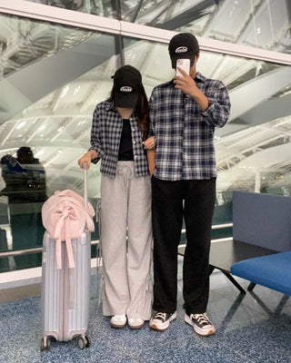 Loose-fit check shirt
