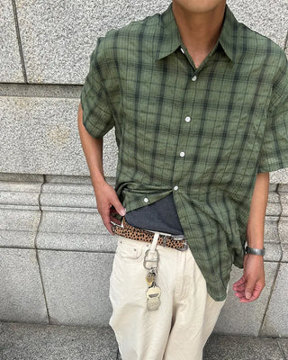 Tartan Check Half-Sleeve Shirt