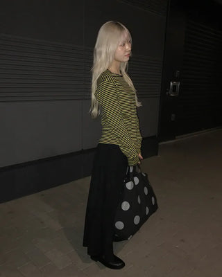 Polka Dot Big Shoulder Bag