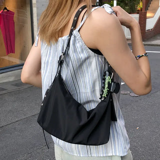Eyelet Shoulder Bag