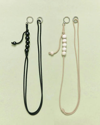 [4th Re-release] (ORIGINAL) Wood Ball Shoulder Strap (black)