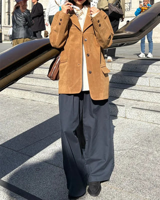 Schian Oversized Suede Jacket