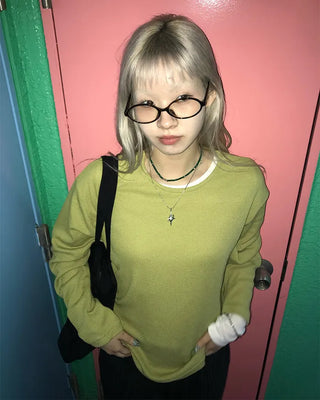 Waffle Crop Long Sleeve