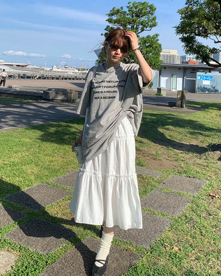 Lettering Oversized T-Shirt