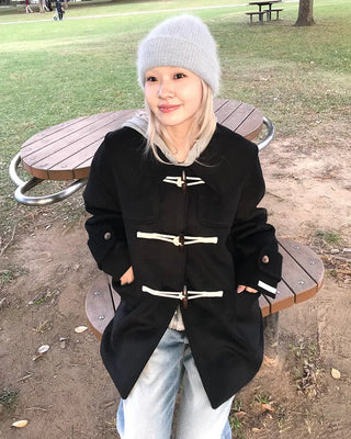 Duffle half coat