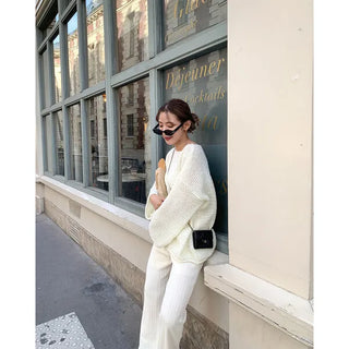 Oversized Boat Neck Knit