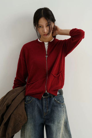 MASONPRINCE Zip-up Cardigan