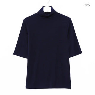 Turtleneck Half T-shirt