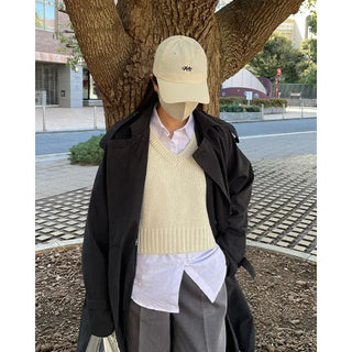 Oversized trench coat with sleeve belt