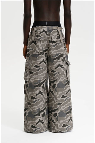 [MASONPRINCE] Rock Camo Wide Leg Cargo Pants
