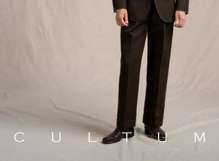[CULTUM] 1930s Wool Blend Twill 3-Piece Suit
