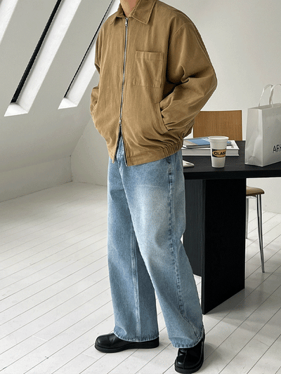 Kino Peach Cotton Blouson