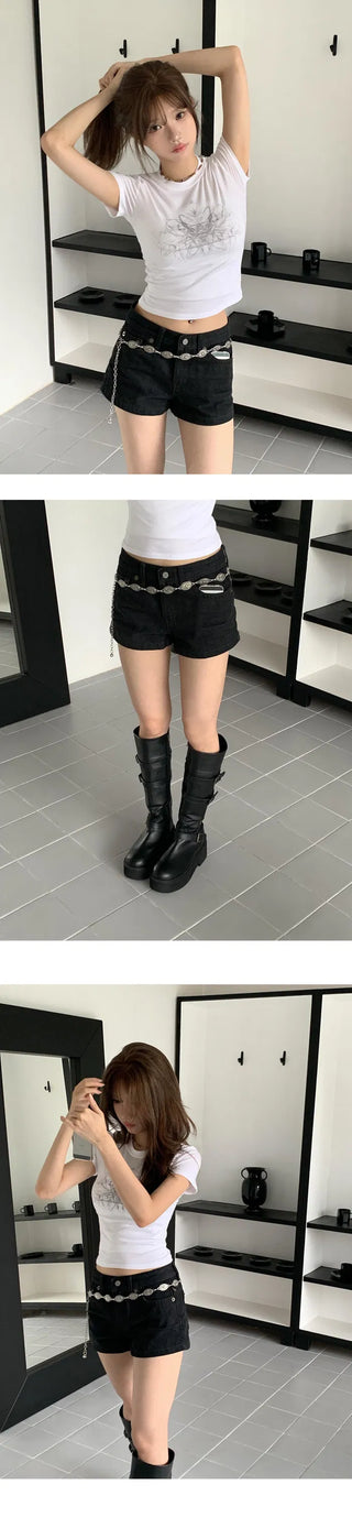 ott deep black shorts
