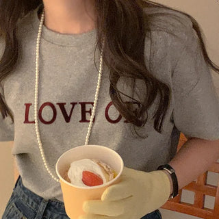 Layered pearl necklace