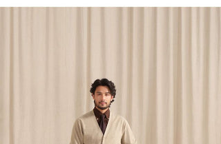 [CULTUM] V-Neck Cashmere Blend Cardigan