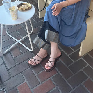 X-strap sandals