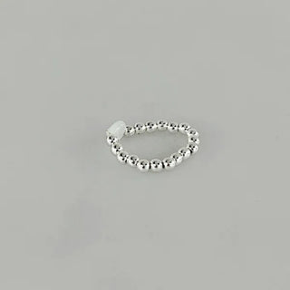 White Heart Ring