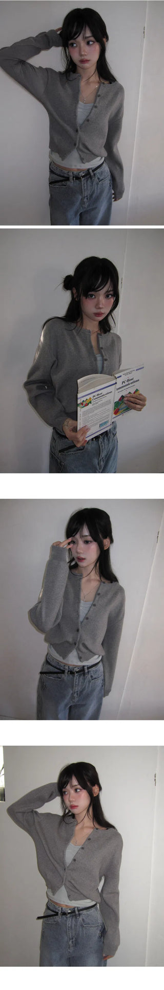Mary Bean Round Cardigan - 11 colors