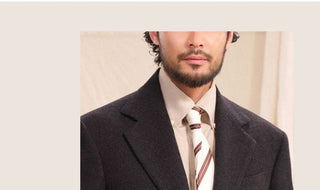 [CULTUM] Herringbone Wool Blend Three-Piece Suit Set