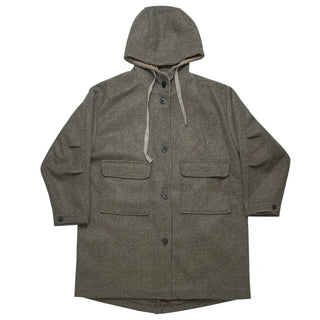 Strappy hooded coat (