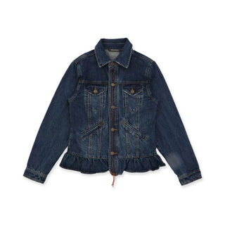 [Moromoro2] Washed Denim Fringe  Collection