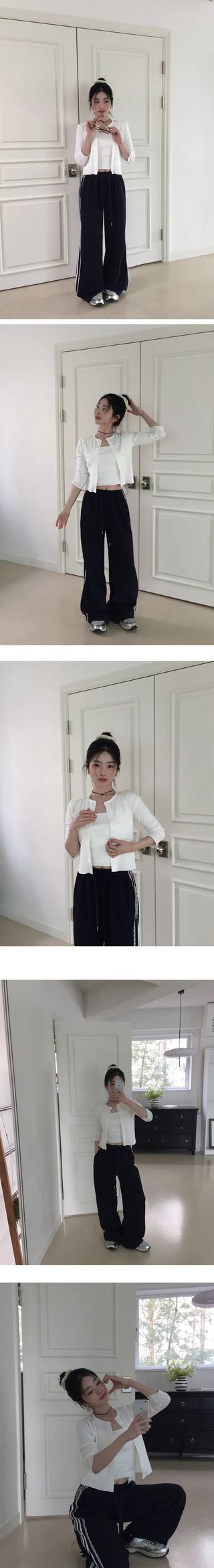Penning Lace Long Wide Training Two-Way Pants - 5 Colors