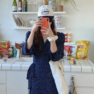 Polka Dot Wrap Dress