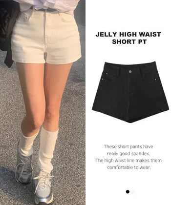 High-waist shorts - 2 colors