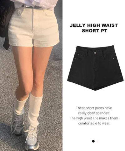 High-waist shorts - 2 colors