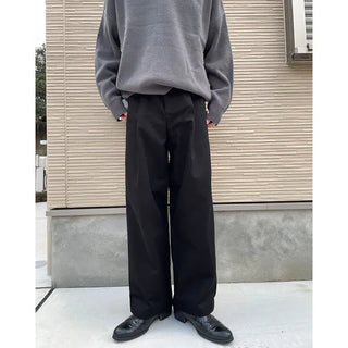 Wide cotton pants